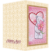 DIY Bead embroidery postcard kit "With love – 3"