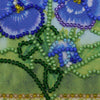 DIY Bead embroidery postcard kit "Violet"