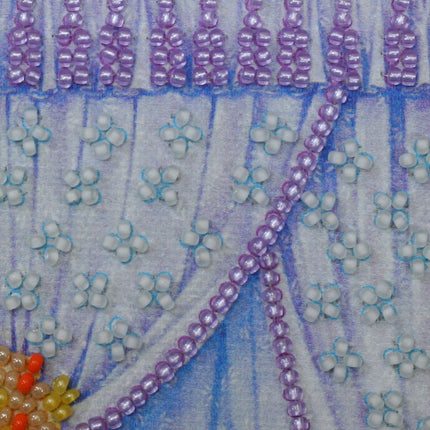 DIY Bead embroidery postcard kit "Cradle"