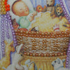 DIY Bead embroidery postcard kit "Cradle"