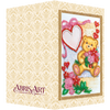 DIY Bead embroidery postcard kit "Teddy bear"