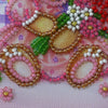 DIY Bead embroidery postcard kit "Playdate"