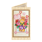 DIY Bead embroidery postcard kit 