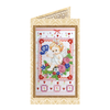 DIY Bead embroidery postcard kit "Gentle angel"