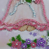 DIY Bead embroidery postcard kit "Lovely angel"