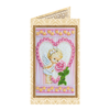 DIY Bead embroidery postcard kit "Angel and Rose"