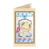 DIY Bead embroidery postcard kit "Angel"