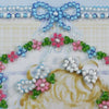 DIY Bead embroidery postcard kit "Angel"