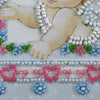 DIY Bead embroidery postcard kit "Angel"