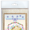 DIY Bead embroidery postcard kit "Angel"