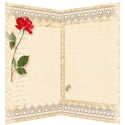 DIY Bead embroidery postcard kit "Mischievous cupid"