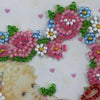 DIY Bead embroidery postcard kit "Mischievous cupid"