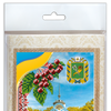 DIY Bead embroidery postcard kit "Kharkov"