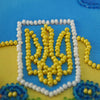 DIY Bead embroidery postcard kit "Ukraine"