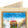 DIY Bead embroidery postcard kit "Vacation at the seaside"