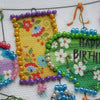 DIY Bead embroidery postcard kit "Flashlights of dreams"