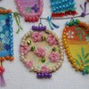 DIY Bead embroidery postcard kit "Flashlights of dreams"