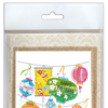 DIY Bead embroidery postcard kit "Flashlights of dreams"