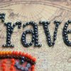 DIY Bead embroidery postcard kit "Around the world"