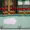 DIY Bead embroidery postcard kit "Happy birthday"