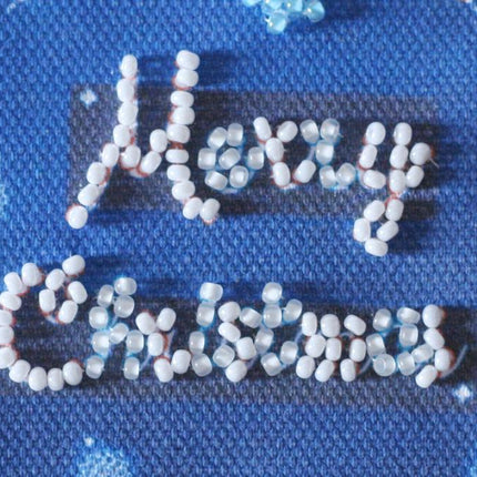 DIY Bead embroidery postcard kit "Star"