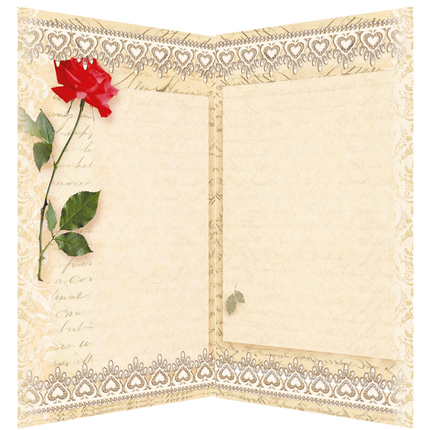 DIY Bead embroidery postcard kit "Snow holiday"