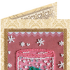 DIY Bead embroidery postcard kit "Fun souvenir"