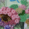 DIY Bead embroidery postcard kit "Dragonfly and Butterfly"