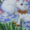 DIY Bead embroidery postcard kit "Unicorns"