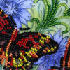 DIY Bead embroidery postcard kit "Three moths"