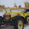 DIY Bead embroidery postcard kit "London style"