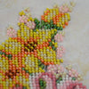 DIY Bead embroidery postcard kit "Wedding flowers"