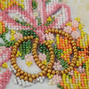 DIY Bead embroidery postcard kit "Wedding flowers"