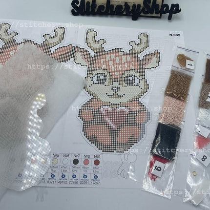 DIY Christmas tree toy "Deer"