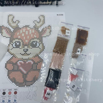 DIY Christmas tree toy "Deer"