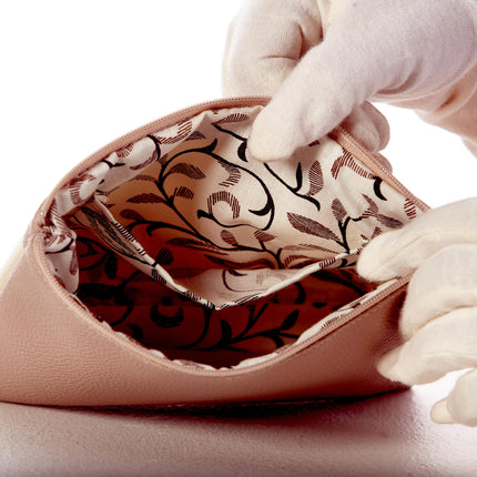 DIY Bead Embroidery kit Leatherette cosmetic bag "Pair of owls"