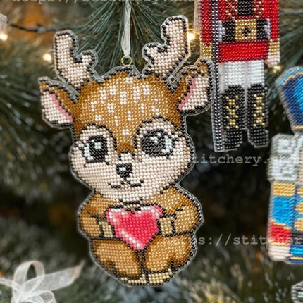 DIY Christmas tree toy "Deer"