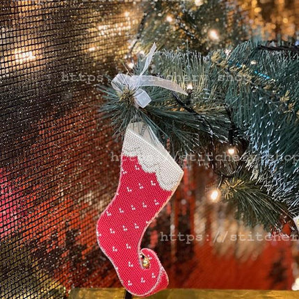 3D Christmas tree toy "Christmas Stocking", DIY Embroidery kit, Christmas decor, Christmas gifts