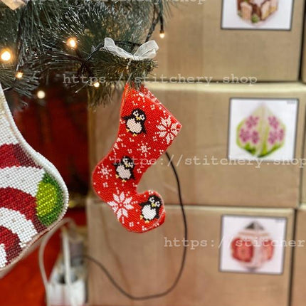 3D Christmas tree toy "Christmas Stocking", DIY Embroidery kit, Christmas decor, Christmas gifts
