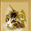 Needlepoint Canvas "Cat" 9.5x12.6" / 24x32 cm