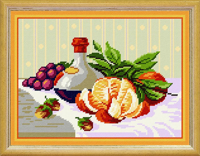 Needlepoint Canvas "Spain" 9.5x12.6" / 24x32 cm