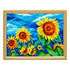 Needlepoint Canvas "Sunflowers (impressionism)" 9.5x12.6" / 24x32 cm
