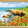 Needlepoint Canvas "Littoral" 9.5x12.6" / 24x32 cm