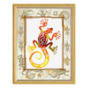 Needlepoint Canvas "Gecko" 9.5x12.6" / 24x32 cm