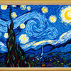 Needlepoint Canvas "Starry Night, V. van Gogh" 9.5x12.6" / 24x32 cm