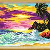 Needlepoint Canvas "Sunset" 9.5x12.6" / 24x32 cm