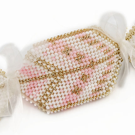 3D Christmas tree toy "Candy", DIY Embroidery kit