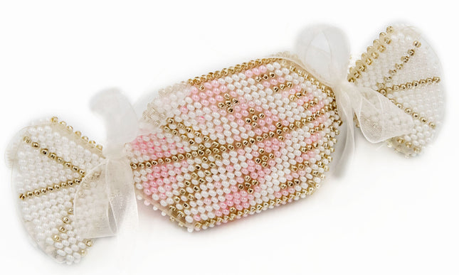 3D Christmas tree toy "Candy", DIY Embroidery kit