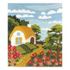 Satin stitch kit "Summer landscape" Long Stitch Kit, Embroidery kit, Stem stitch