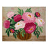 Satin stitch kit "Fragrant peonies" Long Stitch Kit, Embroidery kit, Stem stitch